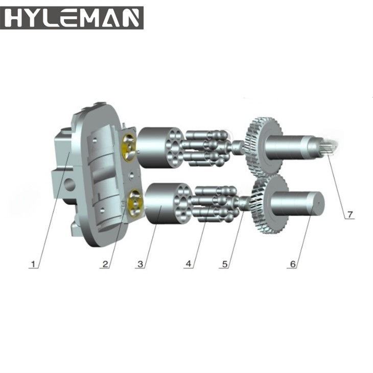Bagger HPV091 Hydraulikumwandlungskits